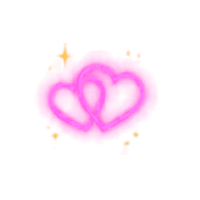 Twin heart icon for love advice
