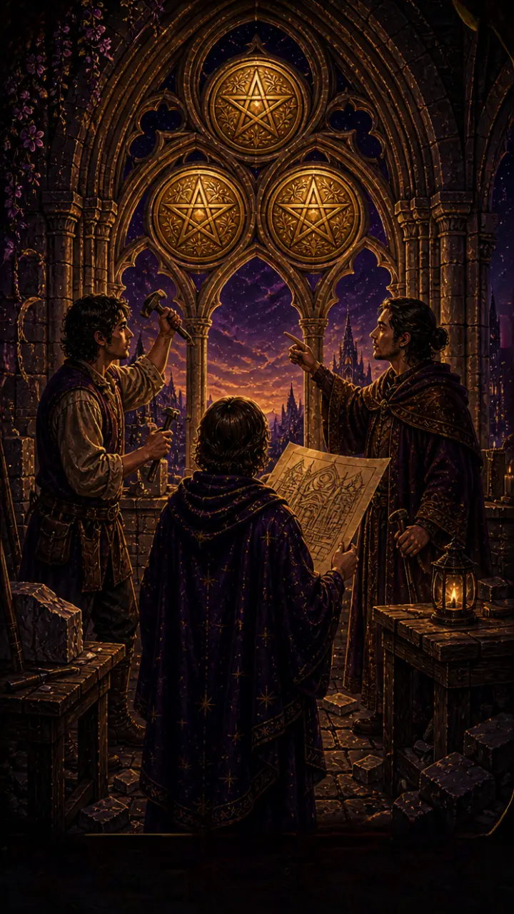 Three of Pentacles